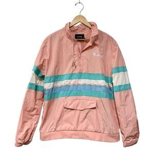 Pink Dolphin Jacket Windbreaker Pullover Mens Large Streetwear Rare Ghost Nylon
